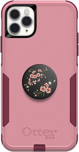 Case Otterbox Bundle Series Series for iPhone 11 Pro Max - (Cupids Way) + popsockets popgrip - (Blossom Flair) Pink in Saudi Arabia