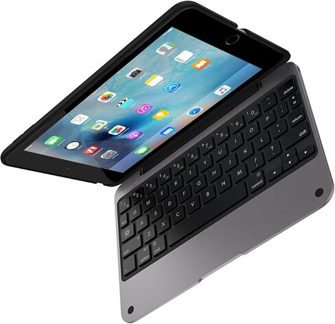 Clamcase Pro لـ iPad Mini 4 ، لوحة مفاتيح Incipio Clamcase Pro Bluetooth [100 ساعة وقت] لـ iPad Mini 4 - Black/Smoke in Kuwait