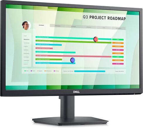 Dell 22" FHD VA 60Hz Display Monitor with Anti-Glare, VESA Mount (100x100mm), Flicker Free, 16.7M Colors, 1x HDMI 1.2, 1x VGA, Ideal for Home & Business, Black (2025 Latest Model - E2223HN) in Saudi Arabia