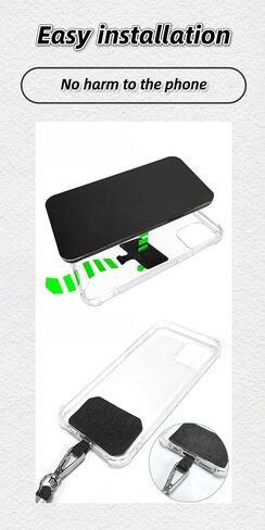 Cross-body strap stylish mobile phone lanyard, halter neck security, anti-loss lanyard fixing card, compatible most cellpnone in Saudi Arabia