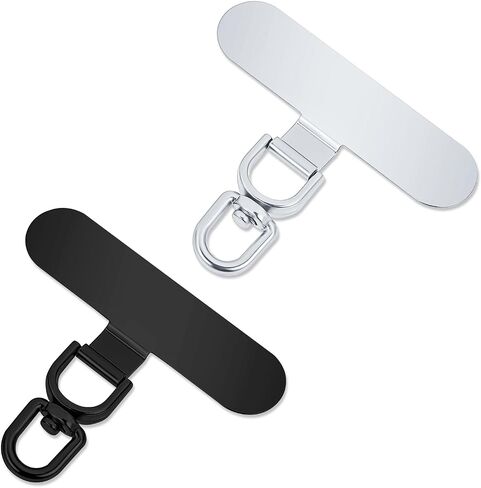 2 Pcs Universal Phone Tether Tabs Metal Phone Patches Phone Lanyard Patch Pad Phone Lanyard Replacement Part for Cell Phone Straps in Saudi Arabia