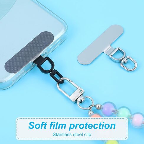 2 Pcs Universal Phone Tether Tabs Metal Phone Patches Phone Lanyard Patch Pad Phone Lanyard Replacement Part for Cell Phone Straps in Saudi Arabia