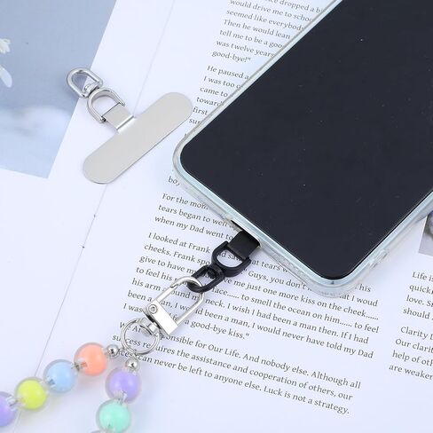 2 Pcs Universal Phone Tether Tabs Metal Phone Patches Phone Lanyard Patch Pad Phone Lanyard Replacement Part for Cell Phone Straps in Saudi Arabia