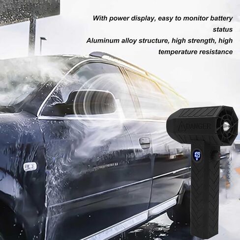 Duster Air Electric ، 500000 دورة في الدقيقة Super Jet Dry Blower Duster مضغوطة ، 64 مم محرك بدون فرش المحمولة المحمولة المحمولة باليد توربو. in Saudi Arabia