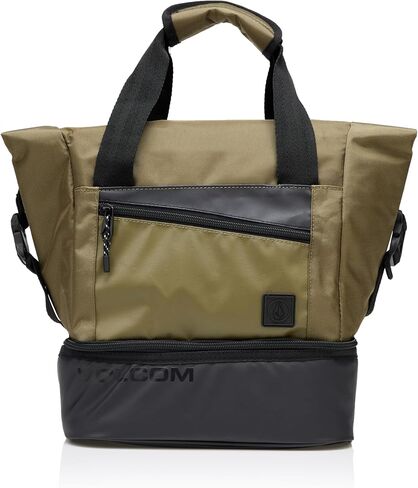 Volcom Men's Outbound Insulated Rolltop Cooler Bag, Olive, One Size in Saudi Arabia