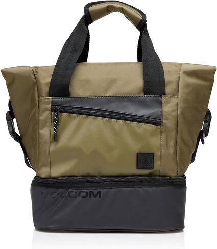 Volcom Men's Outbound Insulated Rolltop Cooler Bag, Olive, One Size in Saudi Arabia