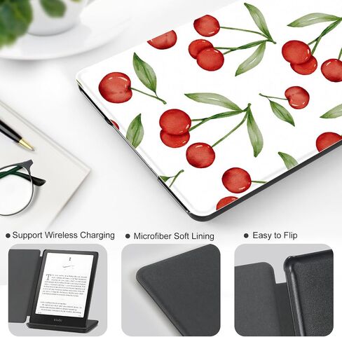 COBAK CASE for Kindle Paperwhite 12th Gen 2024 (7 ") و Kindle Colorsoft Signature Edition - كل غطاء جلدي جديد مع ميزة إيقاظ النوم التلقائي لتوقيع Kindle Paperwhite 2024 in Saudi Arabia