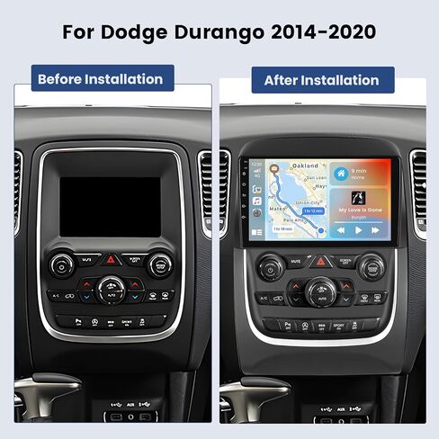 Hikity Android Car Stereo for Dodge Durango 2014-2020 Radio 2+64G 9 Inch Touchscreen Radio Carplay Android Auto Support WiFi Bluetooth FM EQ Backup Camera in Saudi Arabia