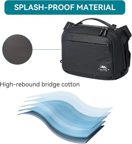 Small Camera Bag for Photographers,Compact Camera Shoulder Bag with Rain Cover in Saudi Arabia