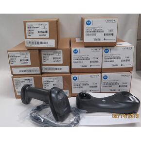 LI4278 Wireless 1D Barcode Scanner with Cradle and USB Cable