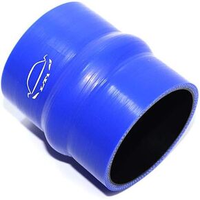 Universal 4-Ply Reinforced High Temperature 1.5" ID Straight Hump Coupler Silicone Hose for Turbo/Intercooler/Piping 4" Length (1.5" Black)