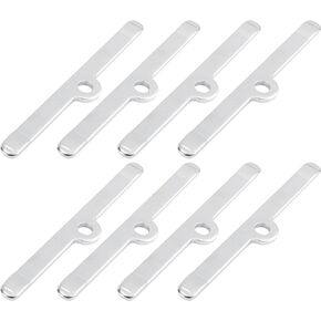 X AUTOHAUX 8pcs 4 3/4" Valve Cover Spreader Bar Aluminum Alloy Valve Hold Down Tab for Chevy 283 305 327 350 383 400 Engines