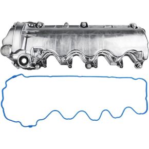 A-Premium Left Side Engine Valve Cover, with Gasket & Bolts, Compatible with Ford Lincoln Mercury (V8 4.6L or 5.4L) - 2005-2014 - Expeditio Explorer F-250/350 Super Duty Lobo Mustang Mark LT Navigator