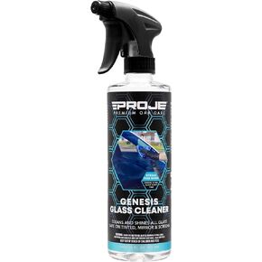 PROJE' Premium Car Care Glass Cleaner - Safe On Tinted Windows - Streak Free - Auto Window Cleaner - Safe on Mirrors, Windows, Navigation Screen, & More - 1 Gallon