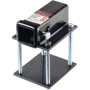 83801 RV Bumper Hitch Receiver 2 inches Adapter for 4-4.5 inches Travel Trailer Rear Bumper