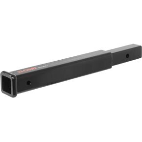 CURT 45796 18-Inch Long Trailer Hitch Extension for 2-Inch Receiver, 3,500 lbs , Black