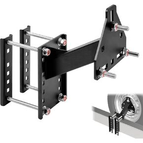 حامل الإطارات الاحتياطية للمقطورة، حامل الإطار الاحتياطي بسعة 200 رطل، تصميم 3 صواميل، ملحقات مقطورة المرافق، تناسب عجلات 4 و5 و6 عجلات على 4 بوصات، 4.5 بوصات، 4.75 بوصات، 5 بوصات، 5.5 بوصات، 6 بوصات أو نمط الترباس 6.5 بوصة in Kuwait