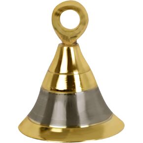 Brass Silver Plated 2 '' Bells Christmas Decoration Jingle Bell Sleigh Bell Jingle Bell Crafts Christmas décor Home décor Elephant décor Bells Musical Instrument Accessory. (1)