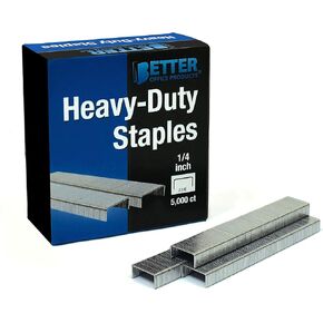 5,000 Count Heavy Duty Staples, 23/6, 1/4-inch Staples, Chisel Point Tips, High Capacity, by Better Office Products