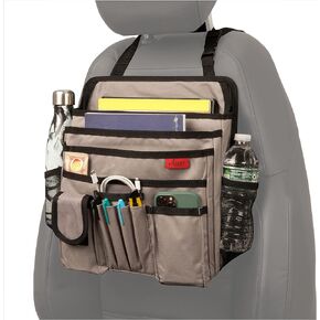Lusso Gear Car Front Seat Organizer | Fits Any Car/Truck - Storage for Laptop/iPad/Office Supplies & More - Strong & Durable - Mobile/Car Office Organizer - Also for Law Enforcement/Police/Patrol Bag