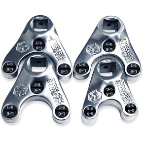 Marine Tech Tools 4-Piece Stainless Steel Pin Wrench Set, 40mm, 42mm, 46mm, 31mm
