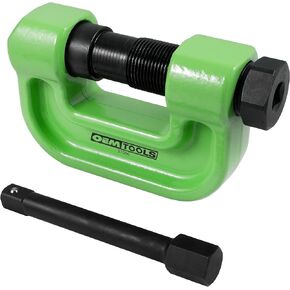 OEMTOOLS 27090 Brake Anchor Pin Press, High-Grade Steel Truck Anchor Pin Press, 10 Ton Capacity Anchor Pin Bushing Tool, Anchor Pin Remover for Trucks, Green
