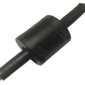 Diameter 1/2inch(13mm) Noise Filter Ferrite Core Ferrite Clamps Ferrite Bead Ferrite Chokes for Vehicles Electric Industy Equipments or Home Appliances,4pcs/lot (Black)