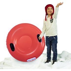 Inflatable Summer & Winter Outdoor Sleds, Tubes, & Floats. The Inflatable Toy Rated for The Beach or The Snow Slopes (Little Tikes Red Snow Tube & Pool Beach Float)