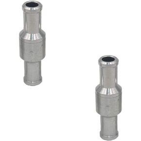 2Pcs Brake Servo Booster No Return Inline Check Valve Vacuum Hose 10mm 1 Way Check Valve