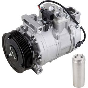 For Audi A4 Quattro 2004 2005 2006 AC Compressor & A/C Drier - BuyAutoParts 61-96697R2 New