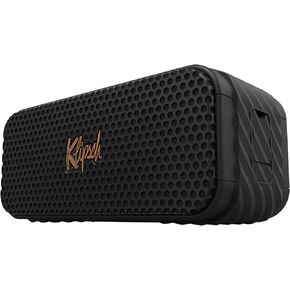 The Klipsch Nashville Portable Bluetooth Speaker with a 2.25" full range drivers for 360 degree audio, IP67 dust and waterproof rating, 24 hours of playtime for a premium live concert experience