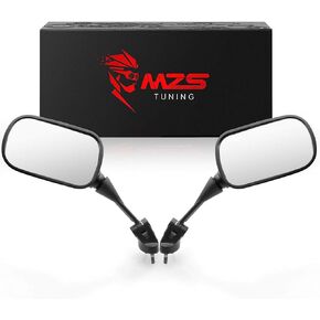 مرايا الدراجات النارية MZS Racing، ملحقات مرآة جانبية للرؤية الخلفية باللون الأسود متوافقة مع ZX6R 636 ZX-6R ZX6RR 2005-2008 | ZX10R ZX-10R 2004-2010 in Kuwait