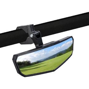 UTV Center Rear View Mirror with 1.65"-2" Mount Compatible with Polaris RZR Can-Am X3 Kawasaki Honda Yamaha Arctic Cat Talon