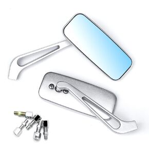 Handlebar Mirrors for Motorcycle - 8mm/10mm Doubletakes Rear View Mirror for Motorbike New Aftermarket Parts Compatible with Honda Fury, Grom, Ruckus, Kawasaki, Yamaha, Suzuki