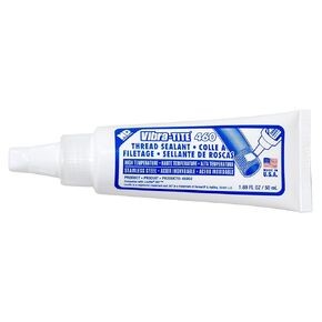 Vibra-TITE - 46050 460 General Purpose Stainless Steel Anaerobic Thread Pipe Sealant, 50 ml Tube, White