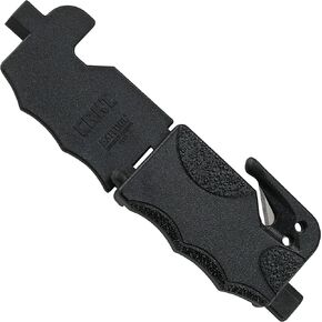CRKT Exitool Emergency Multitool: Automotive Safety, Seat Belt Strap Cutter, Steel Window & Glass Breaker, Clips to Seat Belt 9031