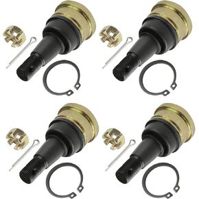 Caltric Upper and Lower Ball Joint Set Compatible With Polaris Predator 500 2003-2006 4-Ball Joints