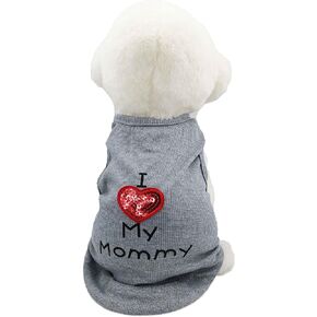 I Love My Mom Mommy Dad Daddy Small Dog Shirt Mommy Shirt Puppy T Shirts Small Dogs Daddy Clothes