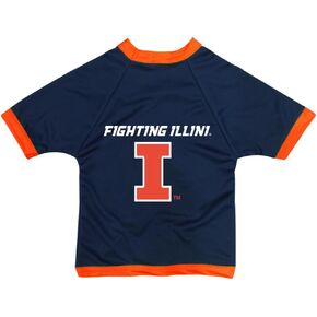 NCAA Illinois Fighting Illini Athletic Mesh Dog Jersey