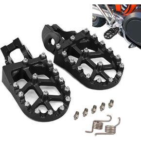 FG RACING Foot Pegs Footpegs Rest Pedals CNC For 2016-2019 85-530 SX SXF EXC EXCF XCF XCW-Orange