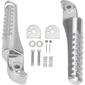 GREHUA Foot Pegs Footrest Bracket Set Assembly Kit for Coleman BT200X CT200U-EX CT200U-EXR CT200U Trail 200 CT100U Trail 100 212cc 196cc 6.5Hp Powersports Motor Mini Bike Parts Left Right 2 pack Black