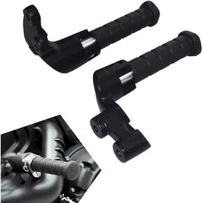 WOWTK Passenger Foot Pegs W/Mounting Bracket for Indian Scout 2015-2023,Scout Sixty 2016-2023,Scout Bobber 2018-2023,Black