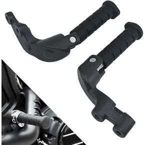 WOWTK Passenger Foot Pegs W/Mounting Bracket for Indian Scout 2015-2023,Scout Sixty 2016-2023,Scout Bobber 2018-2023,Black