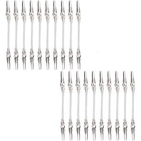 20 Pieces Double Head Alligator Clip Photo Holders Metal Wire Pictures Memo Note Clips Clamps