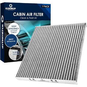 Premium Cabin Air Filter with Activated Carbon,Replacement for CF11819(CP819), Fit for Hyundai Sonata/Azera/Santa Fe, Kia Cadenza/Optima/Sedona, GMC Terrain, Chevrolet Equinox