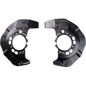 TRQ Front Brake Dust Shield Set Compatible with 2004-2009 Lexus RX 06-07 Toyota Highlander