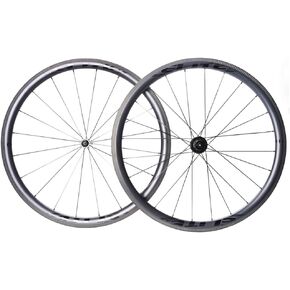 ELITEWHEELS SLT Carbon Fiber Road Bike Wheels 700C Ceramic Bearing Hub Tubeless Compatible Clincher Wheelset Pillar 1423 Spoke