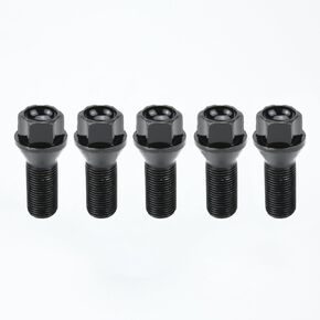 36136781151 Wheel Lug Bolt Nuts M14x1.25 Compatible with BMW MINI 328ix 428i 528i 535i 640i 740i X1 X2X3 X4 X5 X6,5Pcs