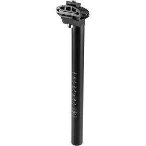 X AUTOHAUX Bike Seat Post Aluminum Alloy Bicycle Seatpost Mountain Bike Saddle Pole Road Bike Seat Tube Mount Black