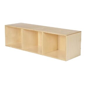 Childcraft Stacker Compartment Storage, 3 Compartments, 47-3/4 x 14-1/4 x 13-3/4 Inches